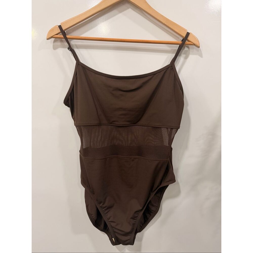 Cole of California Vintage Brown‎ Mesh One Piece 16
